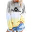 Oversized Dog - Mom Long Sleeve Print Sweatshirt - Yellow / XXL / United States Find Epic Store
