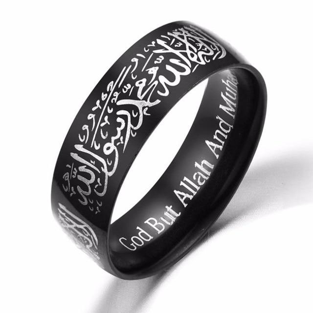 Fashion UNISEX Stainless Steel Rings - 6 / black Find Epic Store