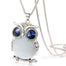 Gussy Life Women Long Chain Owl Pendant - white / China Find Epic Store