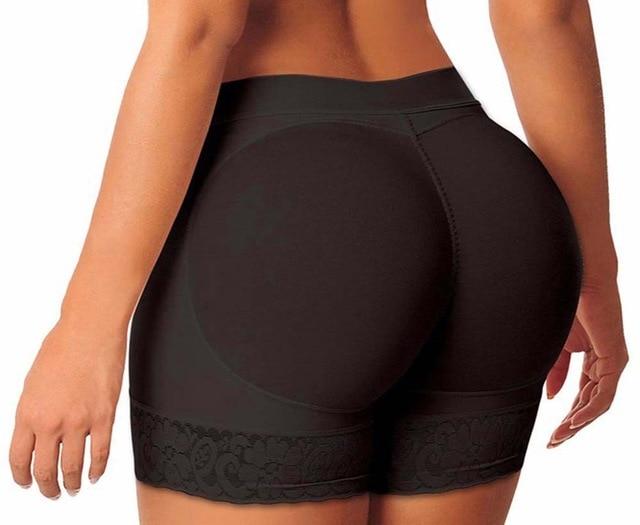 Women High Waist Lace Butt Lifter Body Shaper Tummy Control Panties Boyshort ASS Pad Shorts Hip Enhancer Shapewear - Medium Waist / XL / United States Find Epic Store