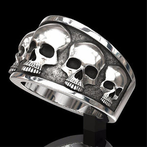Retro Gothic Punk Style Men Rings - Find Epic Store