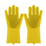 Magic Silicone Multi Purpose Washing 1Pair Gloves - Gloves Yellow / United States Find Epic Store