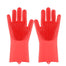 Magic Silicone Multi Purpose Washing 1Pair Gloves - Gloves Red / China Find Epic Store