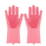 Magic Silicone Multi Purpose Washing 1Pair Gloves - Gloves Pink / China Find Epic Store