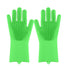 Magic Silicone Multi Purpose Washing 1Pair Gloves - Gloves Greent / United States Find Epic Store