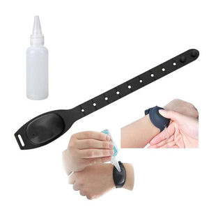 Hand Sanitizer Dispensing Portable Bracelet Wristband Hand Dispenser Easy to Clean Hands Portable - Hand Sanitizer Family A Black / United States Find Epic Store