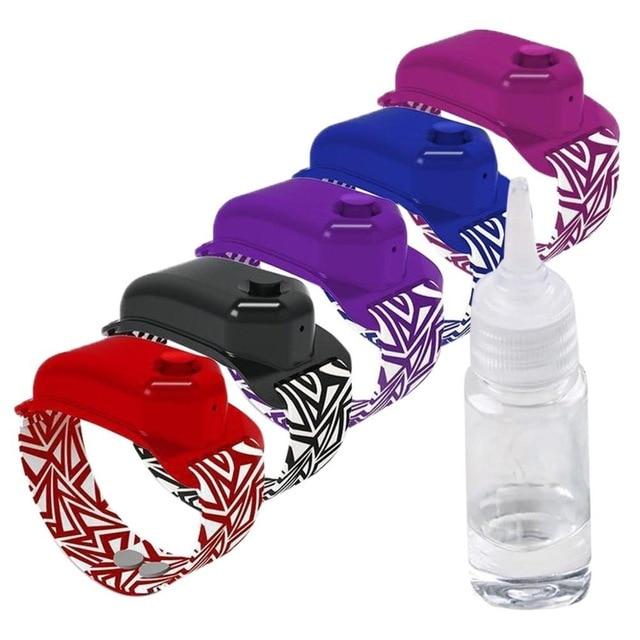 Hand Sanitizer Dispensing Portable Bracelet Wristband Hand Dispenser Easy to Clean Hands Portable - Hand Sanitizer Family H Multicolor 5pc / United States Find Epic Store