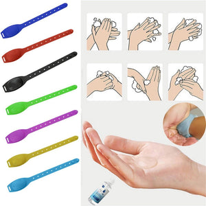 Hand Sanitizer Dispensing Portable Bracelet Wristband Hand Dispenser Easy to Clean Hands Portable - Hand Sanitizer Family Find Epic Store