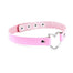 Gothic Leather Heart Collar Necklaces - K / 40cm adjustable Find Epic Store