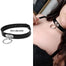 Gothic Leather Heart Collar Necklaces - 11p01 / 40cm adjustable Find Epic Store