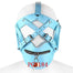 Leather Mask Head Harness Unisex Hood Mask for Women Sexy Cage Body Crop Gothic Punk Metal Rivet Hollow Out Cosplay Paryty Rave - PG0184 / One Size Find Epic Store