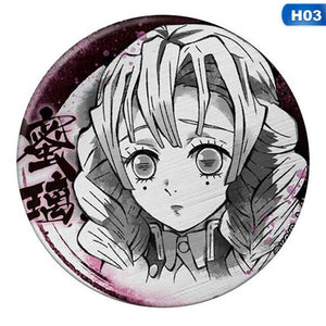 Anime Badges Demon Slayer: Kimetsu No Yaiba Cosplay Brooch Pins - BRH4846H03 / United States Find Epic Store