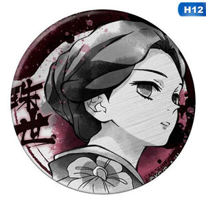 Anime Badges Demon Slayer: Kimetsu No Yaiba Cosplay Brooch Pins - BRH4846H12 / United States Find Epic Store