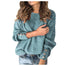 Women's Fashion Solid Color Pullover Round Neck - Find Epic Store