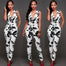 Imcute Elegant Women High Waist Off Shoulder Jumpsuit - Find Epic Store