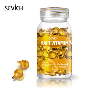 Sevich 30pcs Keratin Complex Oil Smooth Silky Hair Serum Hair Vitamin Moroccan Oil Anti Hair Loss Hair Mask Repair Damage - United States / Orange Find Epic Store
