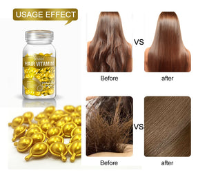 Sevich 30pcs Keratin Complex Oil Smooth Silky Hair Serum Hair Vitamin Moroccan Oil Anti Hair Loss Hair Mask Repair Damage - Find Epic Store