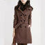 Women Fashion Long Sleeve Button Coat With Belt - Find Epic Store
