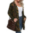 Casual Leopard Printed Cardigans Long Sleeve Cover Up With Pockets - Find Epic Store