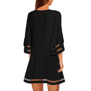 3/4 Bell Sleeve Loose Top Dress - Find Epic Store