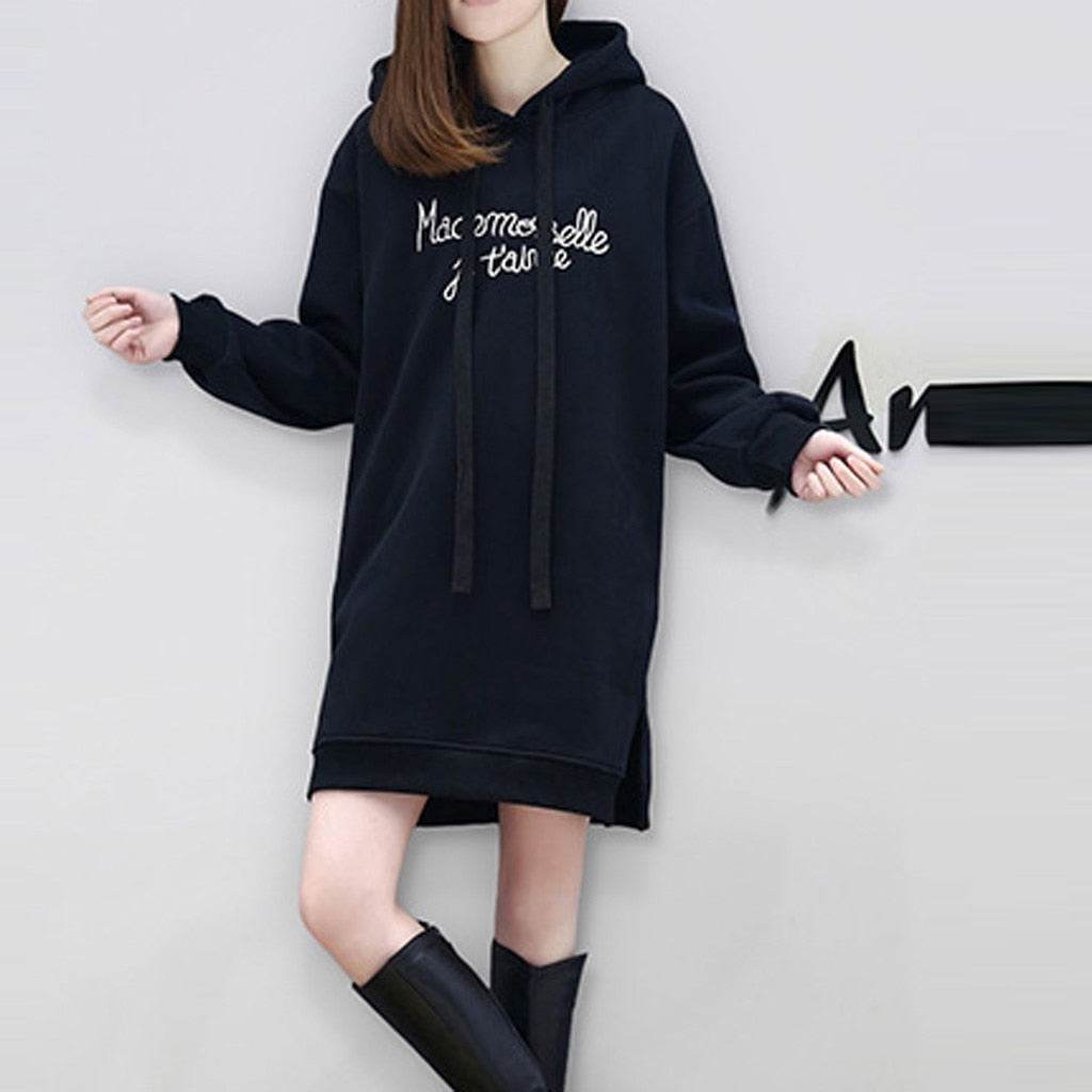2021 Long Sleeve Letter Printing Dress - Find Epic Store