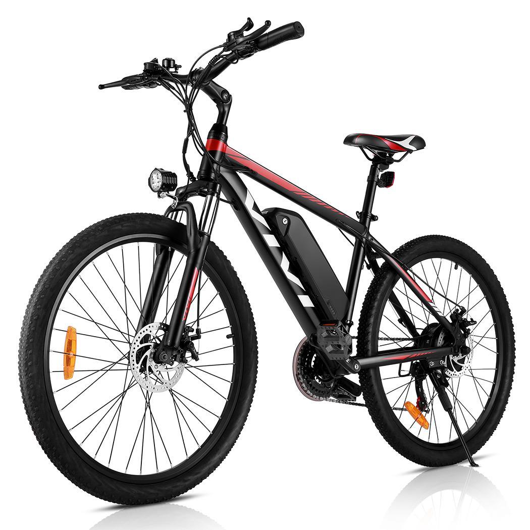 Electric 350W 36V Mountain Bike 21 Speed Shifter 26inch E-Bike Disc Brake 10.4Ah Lithium Ion Battery - Find Epic Store