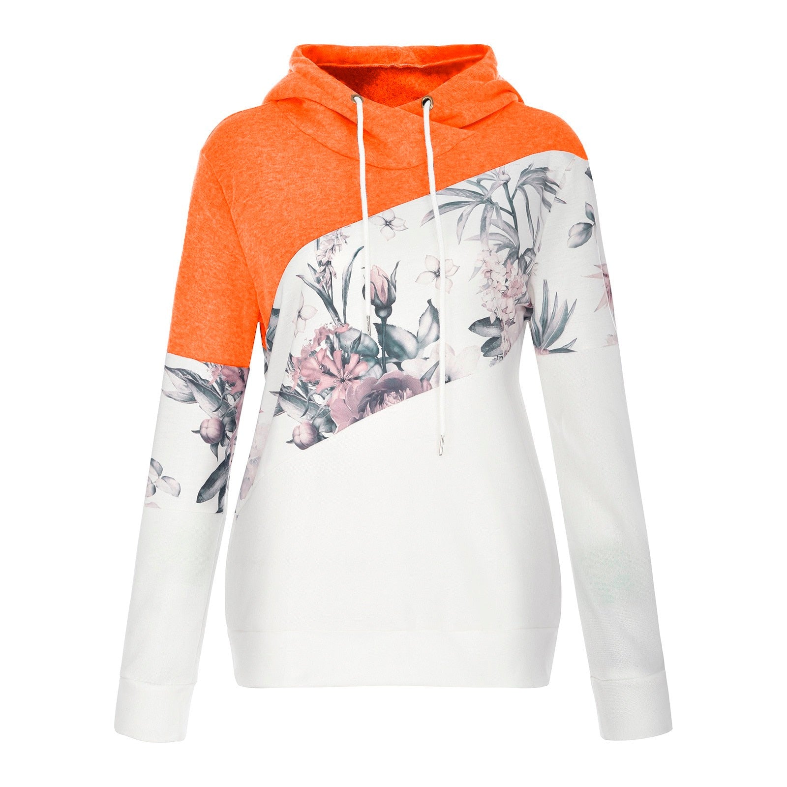 Solid Color Stitching Zipper Hooded Sweatshirt - Find Epic Store