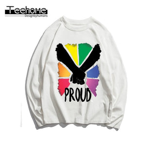 Rainbow Long Sleeve T-shirt - KT435-6 / 3XL(180-188cm) Find Epic Store