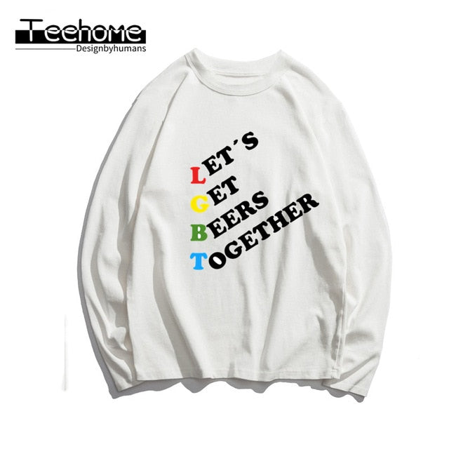 Rainbow Long Sleeve T-shirt - KT435-7 / 2XL(178-185cm) Find Epic Store