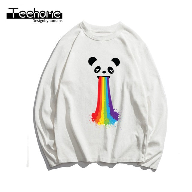 Rainbow Long Sleeve T-shirt - KT435-15 / 3XL(180-188cm) Find Epic Store