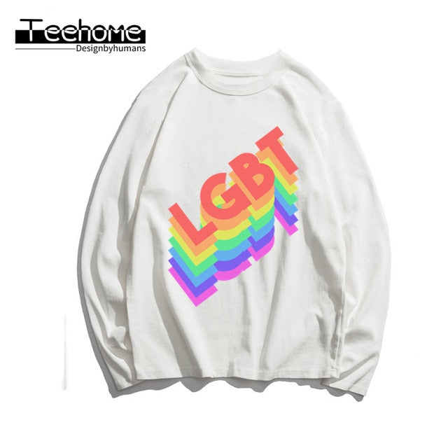 Rainbow Long Sleeve T-shirt - KT435-17 / L(168-175cm) Find Epic Store