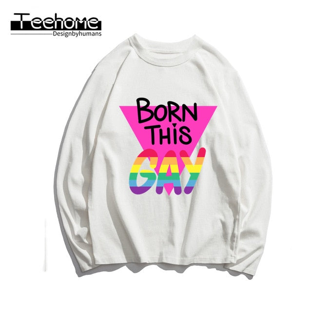 Rainbow Long Sleeve T-shirt - KT435-19 / S(155-165cm) Find Epic Store