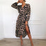 Leopard V-Neck Sling Dress - Find Epic Store