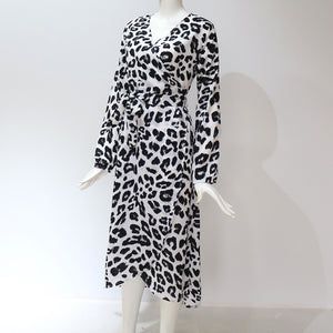 Leopard V-Neck Sling Dress - Find Epic Store