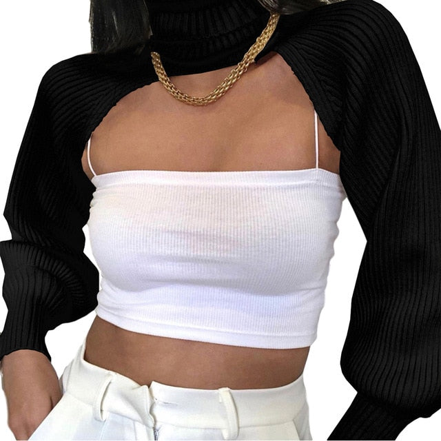 Tops Long Sleeves Hollow Tube Tops - One Size / United States / Black and Tops Find Epic Store