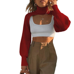 Tops Long Sleeves Hollow Tube Tops - One Size / United States / Red and Tops Find Epic Store