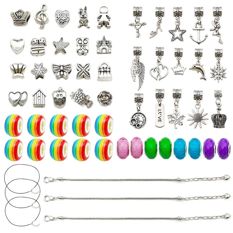 Letter Number Beads With Hole 6mm 100pcs - Find Epic Store