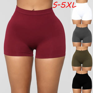 Women's Casual Fitness Elastic High Waist Shorts - Find Epic Store