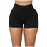 Women's Casual Fitness Elastic High Waist Shorts - Black / XL / United States Find Epic Store