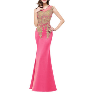 Long Evening Dress - Hot Pink 2 / M / United States Find Epic Store