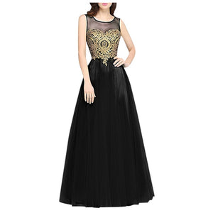 Long Evening Dress - Black 3 / S / United States Find Epic Store