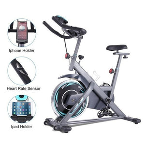 47.6x20.7x39.4inch Aluminum Alloy Fitness Indoor Cycling - Gray / United States Find Epic Store