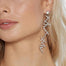 Crystal Rhinestone Long Statement Earrings - Find Epic Store