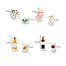 Enamel Coffee Beer Red Wine Juice Drinks Brooches - Find Epic Store