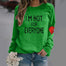 Fashion O-Neck Love Letter Print Sweatshirt - GN / S / United States Find Epic Store