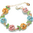 Flowers Wrist Chain Charm Bracelets - MC / United States Find Epic Store