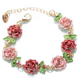 Flowers Wrist Chain Charm Bracelets - RD / United States Find Epic Store