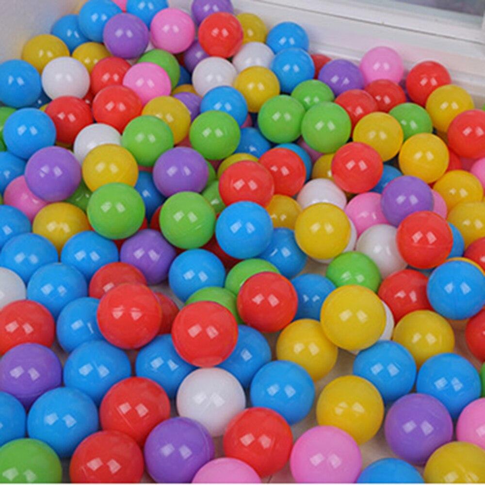 50pcs/Lot Colors Baby Plastic Balls Water Pool Ocean Wave Ball Kids Swim Pit With Basketball Hoop Play House Outdoors Tents Toys - 1 Find Epic Store
