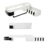 Corner Shower Shelf - White / Black Find Epic Store